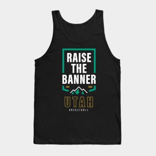 Utah Jazz NBA PLAYOFFS Champion's Banner Tank Top